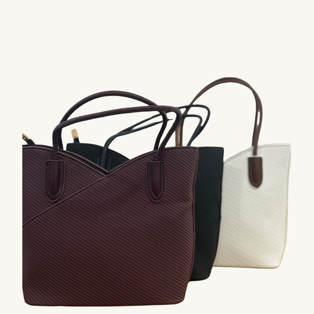 Textured Tote Bag